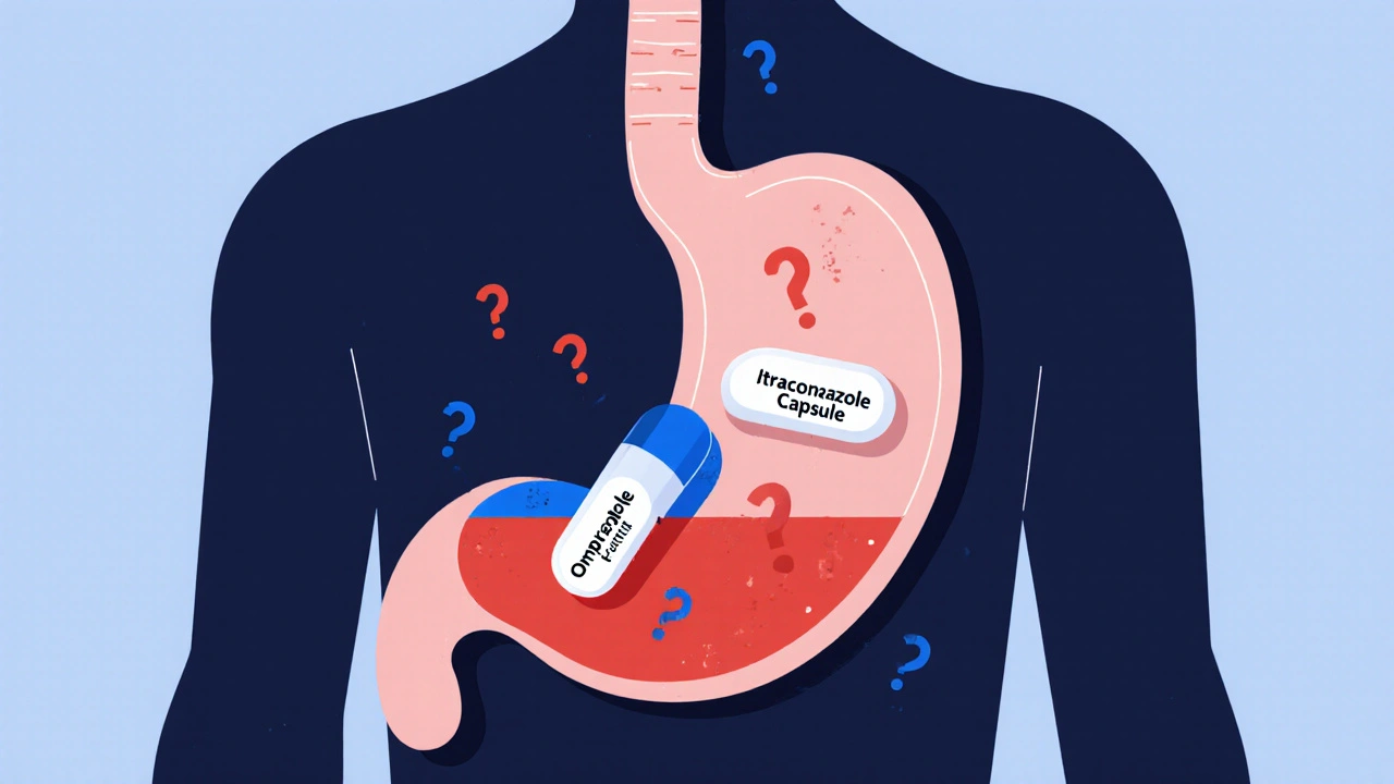 Proton Pump Inhibitors and Antifungals: How They Interfere with Absorption